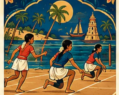 Kabaddi Solar Breath illustrated game cover
